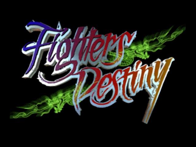 Fighters Destiny Title Screen